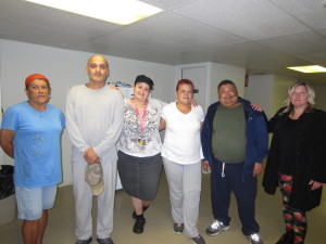Central Apartments Tenants’ Council officers Carmen Lopez, Sergeo Cedeno, Esther Guilbe, Olga Lugo and President Agustin Flores, with Resident Services Coordinator Candra Cripps. 