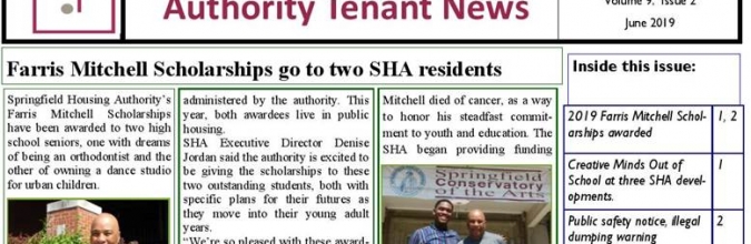 SHA June 2019 Tenant Newsletter