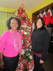 Springfield Housing Authority Participants Services Director Loleta Collins and Section 8 homeowner Elizabeth Rodriguez.