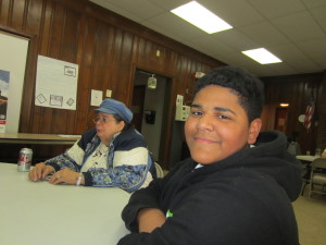 Forest Park Middle School eighth grader Robert Zeno, 14, loves the weekly visits to Springfield Housing Authority's Forest Park Manor Apartments.