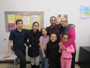 The Hernandez family -- Daniel and Natasha with children Sergio, Kissandra, Xyomara, Daniel and Jordan.