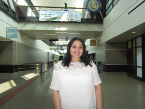Khialeny Peña is 17, also a senior at Putnam and planning a career in nursing. 