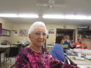 Jennie Lane resident Alice Schultz is 91, and takes a walk outdoors every day.