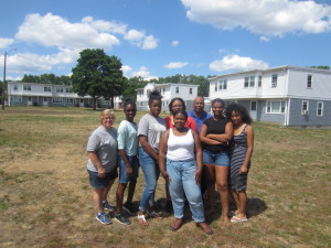 Robinson Gardens Youth Group members and coordinators celebrate their summer jobs.